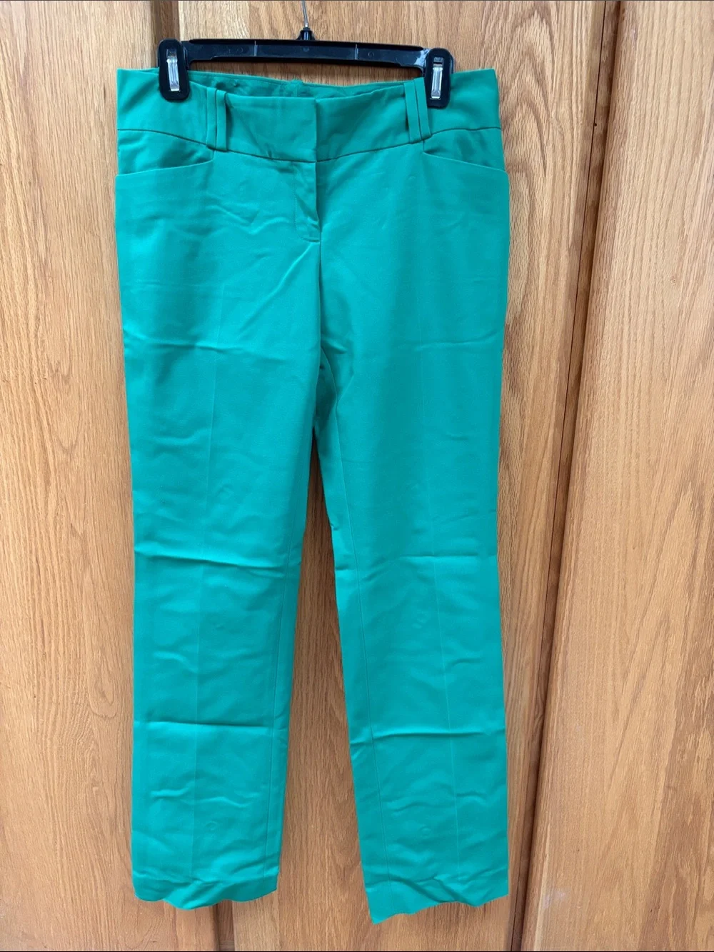 The Limited Drew Fit Kelly Green Career Dress Pants 6L - Picture 2 of 6